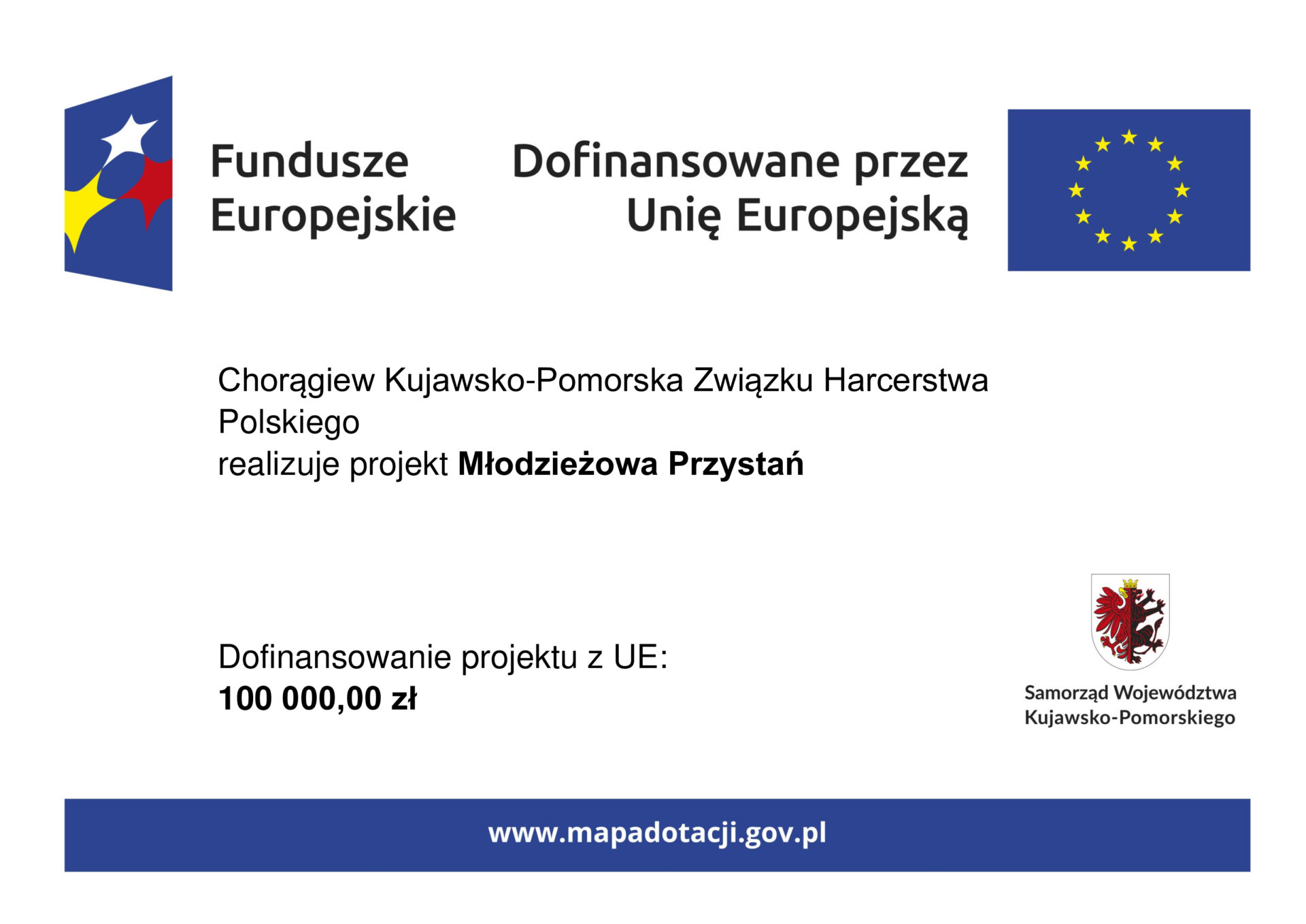 Plakat FE UE Mlodziezowa Przystan
